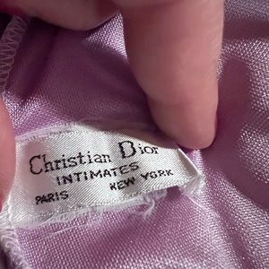 Christian Dior Intimates Vintage Knee Length Lavendar slip